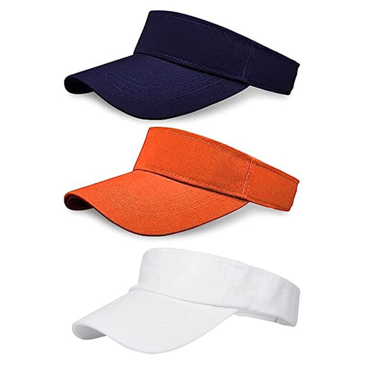 Non-Woven Visor Blank Golf Sun Hat In Bulk- Assorted