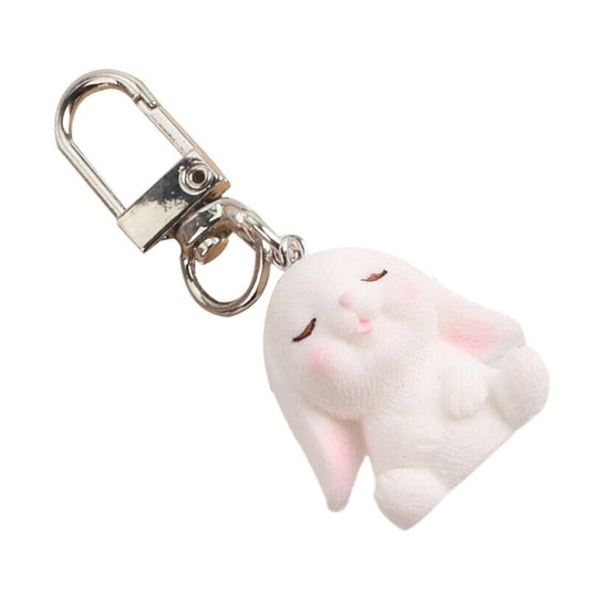 Rabbit Cartoon Bunnies Keychain -(Sold By Dozen =$39.99)