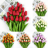 Tulip Flower Artificial Tulip Bouquet 10/5Pcs PE foam Fake Flower