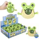 3" Frog Squeezy Bead plush (Dozen = $37.99)