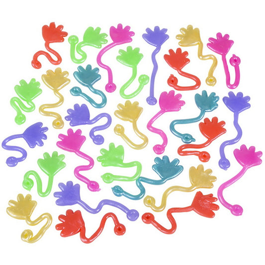 Mini Sticky Rubber Hands For Kids In Bulk- Assorted