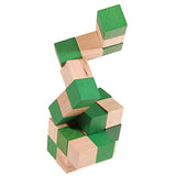 2" WOODEN MAGIC CUBE PUZZLE (Dozen = $21.99)