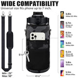 Inspirational Water Bottle With Strap, Leak Proof Reusable Insulated Water Bottle For Men & Women