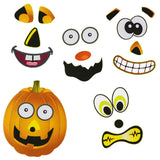 Make Jack-O-Lantern Sticker Face In Bulk