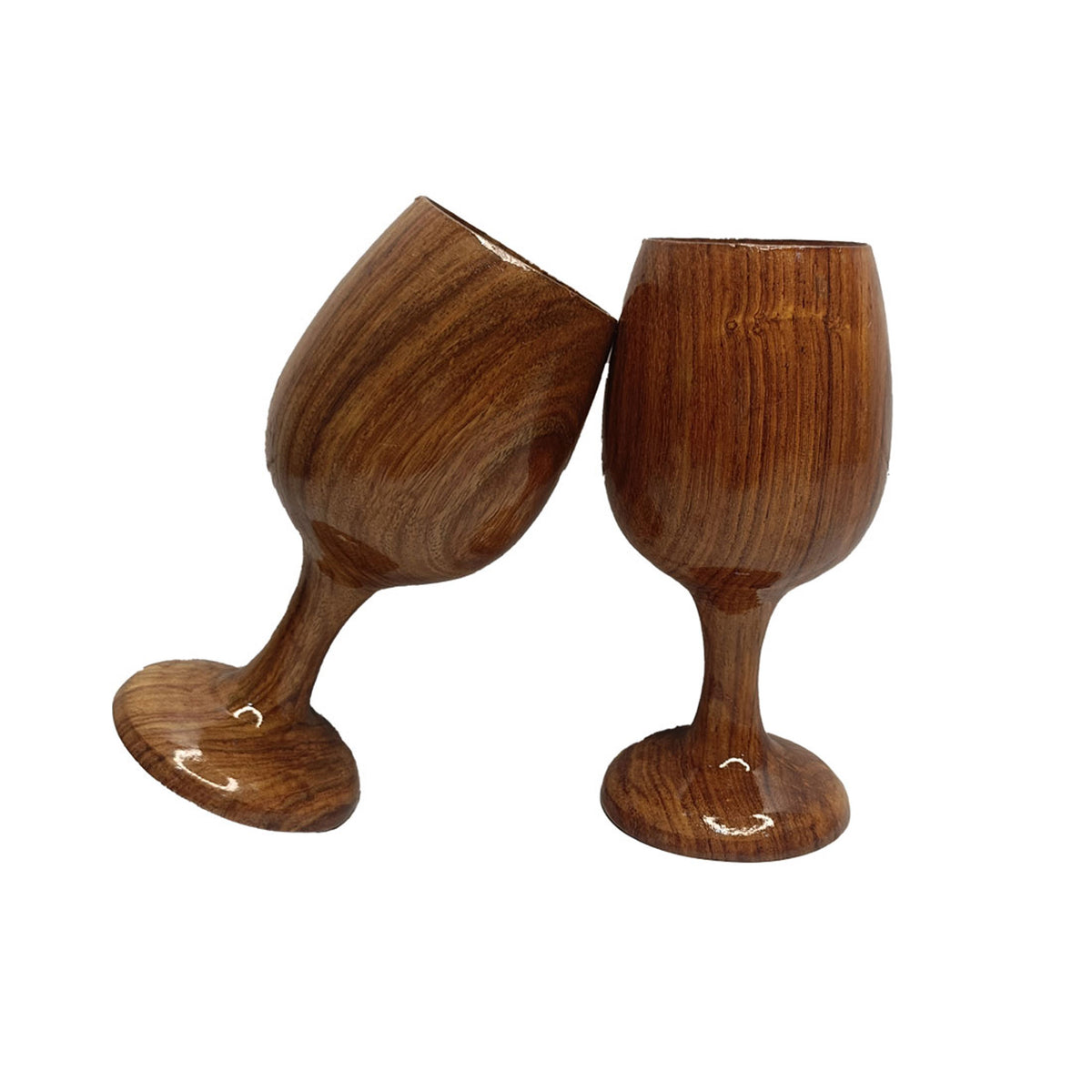 Wooden Handmade Shisham Glasses For Drinkware & Kitchen Essentials