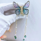 New Fancy Metal Butterfly Style Non-Slip Hair Claw Clip Accessories For Women's & Girls