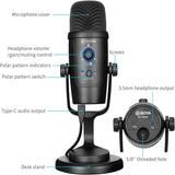 USB Condenser Microphone for Windows, Mac & PC for Vocals, YouTube Streaming