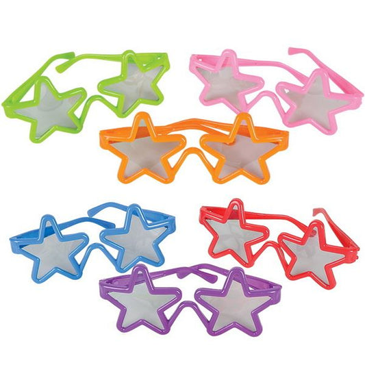 Star Shaped Sunglasses For Kids In Bulk- Assorted