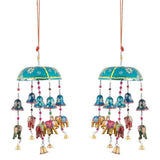 Ghanti Hathi Door Hanging Handcrafted Elephant Bell Decor MOQ -12 pcs