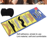 Wholesale Assorted Color Costume Fake Moustache | Self-Adhesive and Easy to Paste & Remove | Long Retention (Sold by the CARD F 6 )