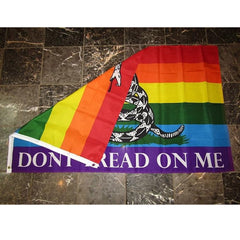 Rainbow Don't Tread 3' x 5' Flag