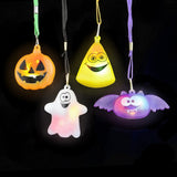 Halloween Flashing Necklace for Kids in Bulk - Assorted