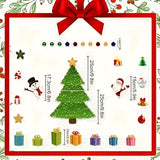 CF-4Christmas Refrigerator Magnet Set - Polystyrene Santa, Snowman & Reindeer Designs, Rectangle Shape, Waterproof, For Fridge, Garage Doors & Vehicles, Holiday Festive Ambiance Enhancer