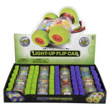 Transparent Gear 4" Flip Car Kids Toy In Bulk- Assorted