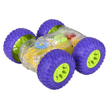 Transparent Gear 4" Flip Car Kids Toy In Bulk- Assorted