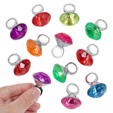 Jumbo Bling Rings For Kids toys In Bulk- Assorted