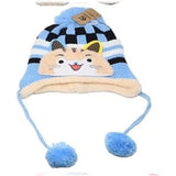 Fur Toboggan Beanie Hats For Little Girls - Assorted