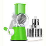 Rotary Grater Three Drum Blades Steel Slicer Grinder For Carrot Cucumber Vegetable Shredder