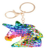 Unicorn  Flip Sequin Keychain For Kids In Bulk- Assorted