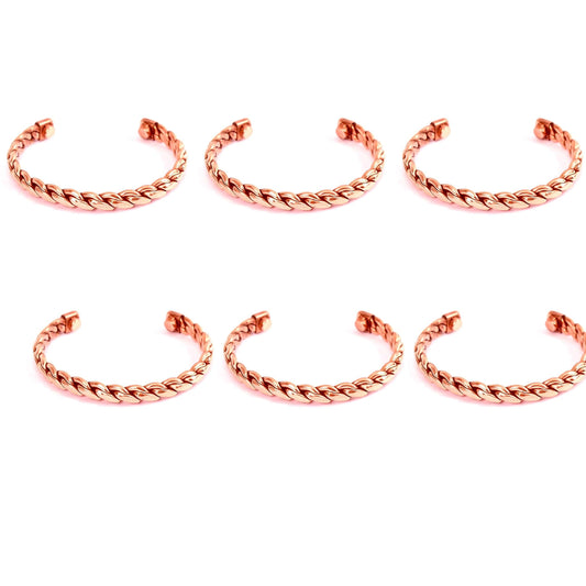 Wholesale Stylish Pure Copper Magnetic Cuff Bracelet - Health and Fashion Combined (Sold By Piece Or Dozen)