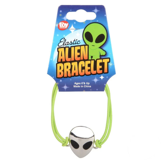 Wholesale Stretch Alien Head Bracelet - Unique Extraterrestrial Jewelry (Sold By Dozen)