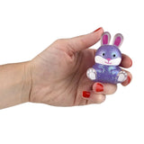 Sticky Glitter Bunny Kids Toy In Bulk - Assorted