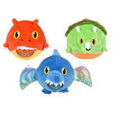 3" Dinosaur Squeezy Bead plush | Assorted (Dozen = $37.99)