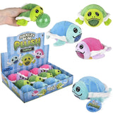 3" Sea Turtle Squeezy Bead plush | Assorted (Dozen = $37.99)