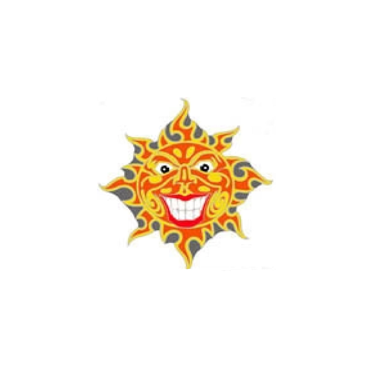 Wholesale Crazy Evil Smiling Sun Jacket Pin - Stylish Accessories For Unisex