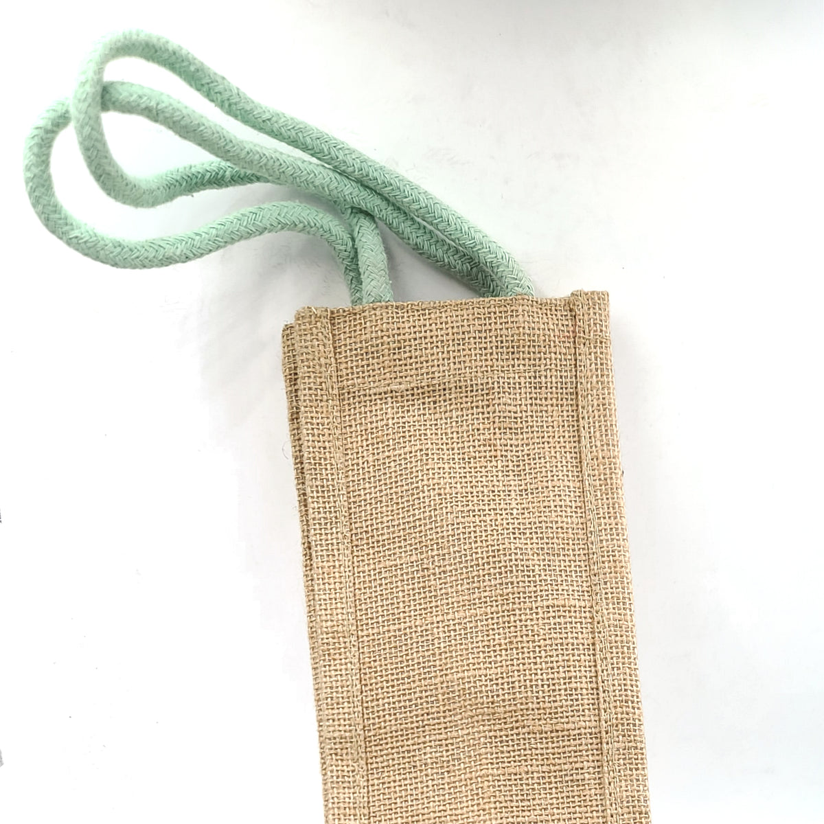 High Quality Jute With Strap Bottle Bag For Daily Use