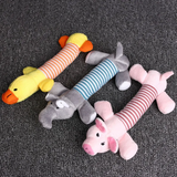 1009GP Pet Dog Toy Squeak Plush Toy For Dogs Supplies Fit for All Puppy Pet Sound Toy Funny Durable Chew Molar  Cute Toy Pets Supplies