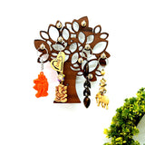 Wood Key Holder Tree  with 8 hooks