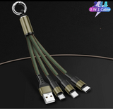 AOSOTUK 3 in 1 USB Cable For Lightning Type C Micro USB