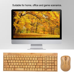 Wireless Bamboo PC Keyboard and Mouse Combo