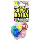 6 Piece Bouncy Balls Classic Toy Set for Hours of Fun (MOQ-16)