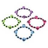 Alien Stretch Beaded Bracelet 7.5" | Assorted (Dozen = $14.99)