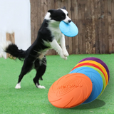 1009GP Pet Dog Flying Disk Toy Silicone Material Environmentally Friendly Anti-Chew Dog Puppy Interactive Training Pet Supplies