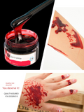 0709BA Halloween Makeup Props Plasma Fake Blood Horror Makeup Cos Solid Artificial Easy Cleaning Blood Paste Vampire