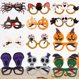 0709BA New Halloween Glasses Funny Skull Pumpkin Ghost Festival Party Photo Prop Party Atmosphere Decoration Supplies