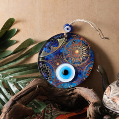 Evil Eye Glass Handmade Sun Charming Amulet Good Luck Home Décor