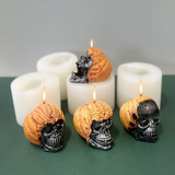 0709BA Halloween 3D Skull Molds Xmas Pumpkin Silicone Moulds 3D Xmas Molds Soap Cake Mold DIY Baking Drop Shipping