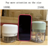 1pc 250ml Wireless Portable Electric Food Chopper