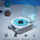 Mini Retro Portable Bluetooth Speaker Subwoofer with RGB Light