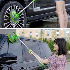 2 in 1 Car Wash Mop Mitt with Long Handle