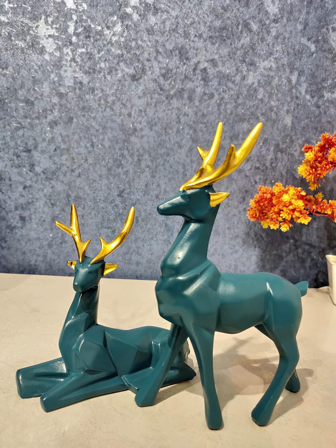 Deer/Hiran Showpiece For Home Decor Set of 2