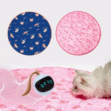 2907GP Interactive Cat Toy Colorful LED Self Rotating Smart Pet Ball Toys Kitten Automatic Ball Toys for for Indoor Cats Chase Game