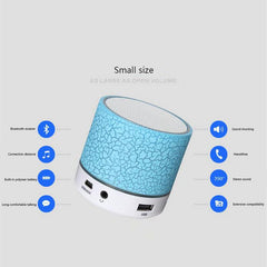 Wireless Bluetooth Mini LED Speaker