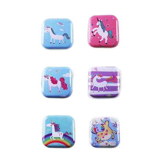 Unicorn Printed Tin Coin Purses (Sold by DZ=$23.88)