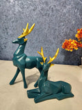 Deer/Hiran Showpiece For Home Decor Set of 2