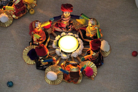 Dolls Puppet Tealight Candle Holder